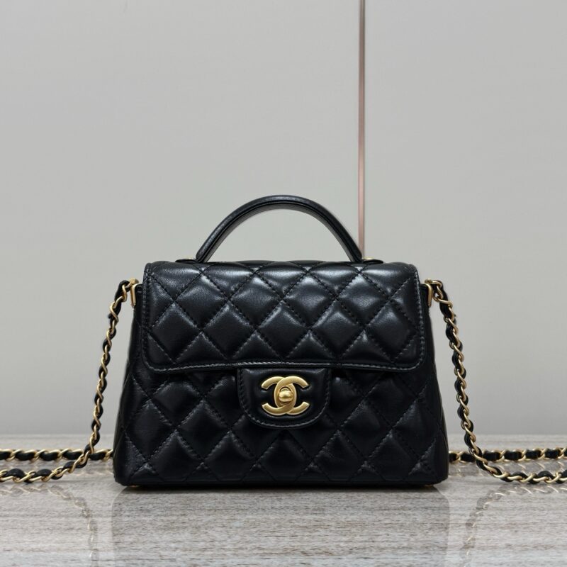 Chanel black bag 25cc handbag  authentic quality 2025