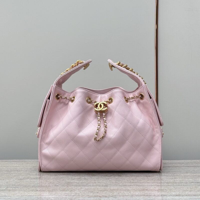 Chanel pink hobo bag 25cc handbag  authentic quality 2025