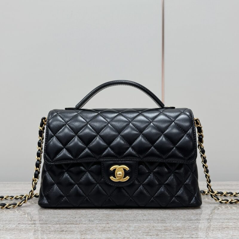 Chanel black bag 25cc handbag  authentic quality 2025