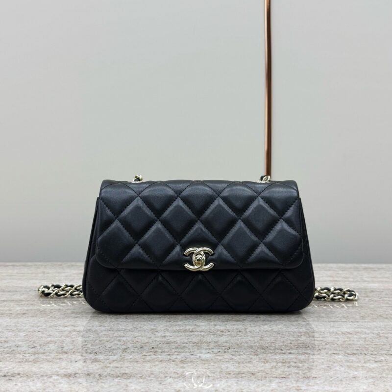 Chanel cc25 black bag authentic quality 2025