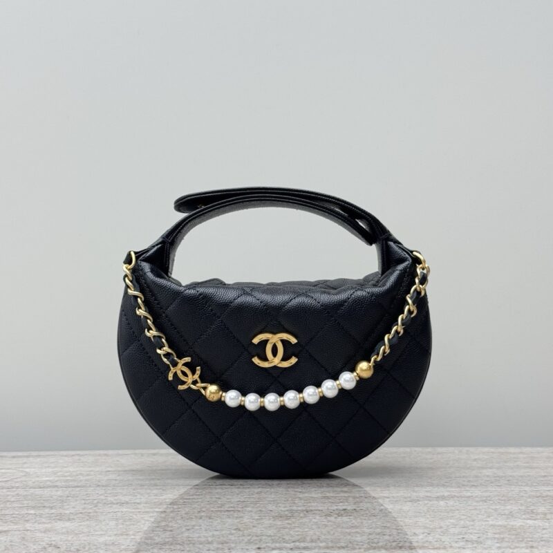 Chanel cc25 black bag authentic quality 2025