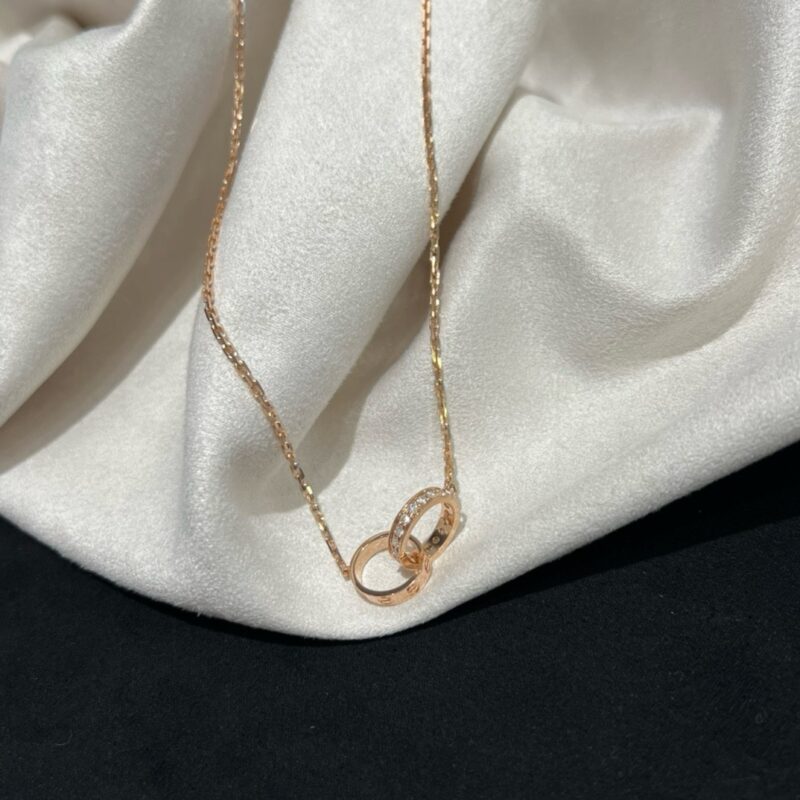 Cartier Double Ring Necklace