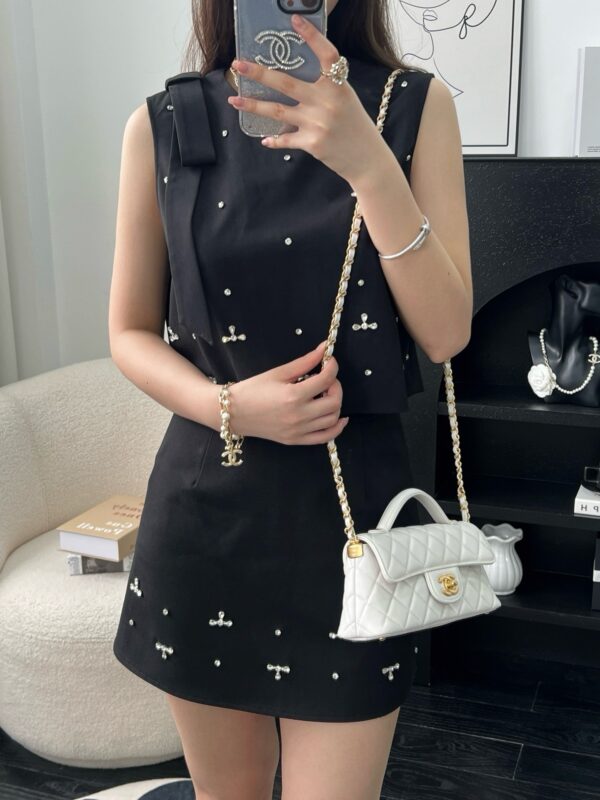 Chanel white bag 2025 authentic quality