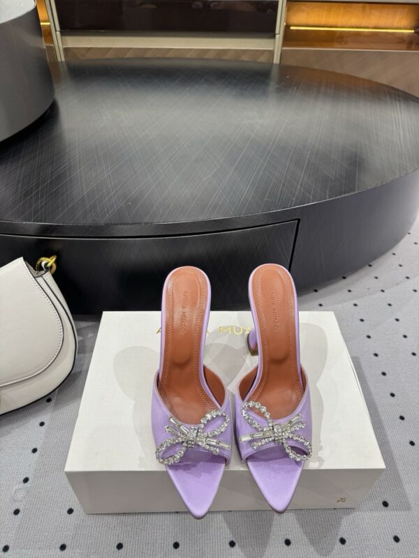 Amina Muaddi authentic quality shoes 2025