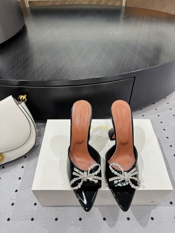 Amina Muaddi authentic quality shoes 2025