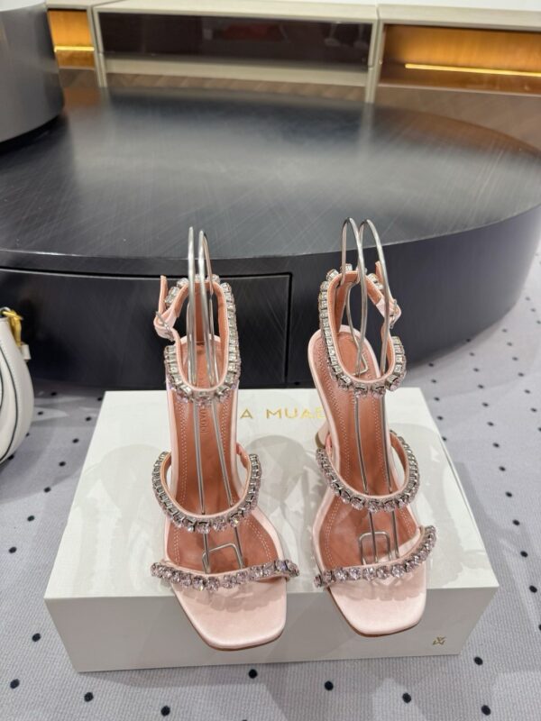 Amina Muaddi authentic quality shoes 2025