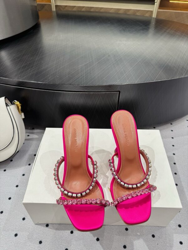 Amina Muaddi authentic quality shoes 2025