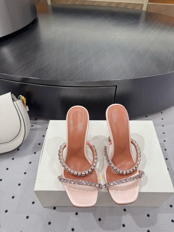 Amina Muaddi authentic quality shoes 2025