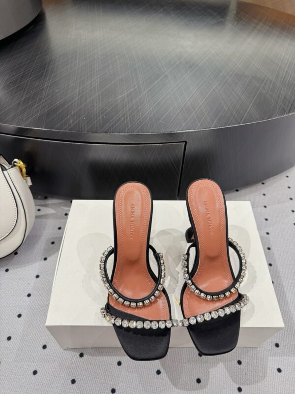 Amina Muaddi authentic quality shoes 2025