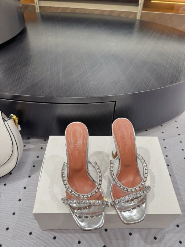 Amina Muaddi authentic quality shoes 2025