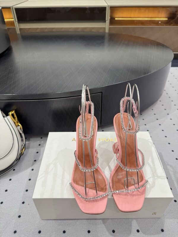 Amina Muaddi authentic quality shoes 2025