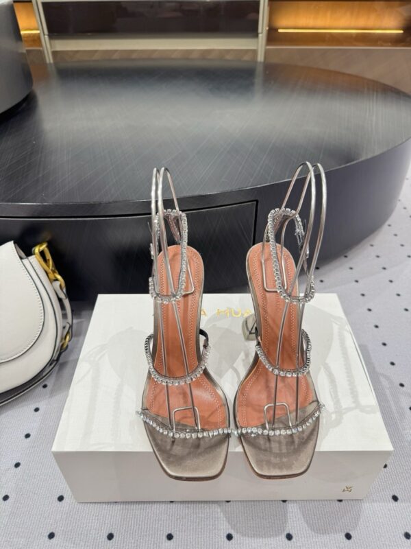 Amina Muaddi authentic quality shoes 2025