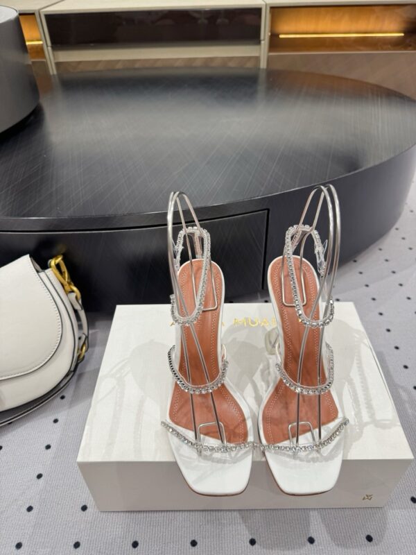 Amina Muaddi authentic quality shoes 2025