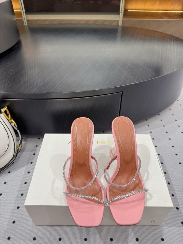 Amina Muaddi authentic quality shoes 2025