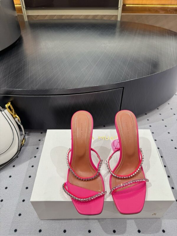 Amina Muaddi authentic quality shoes 2025