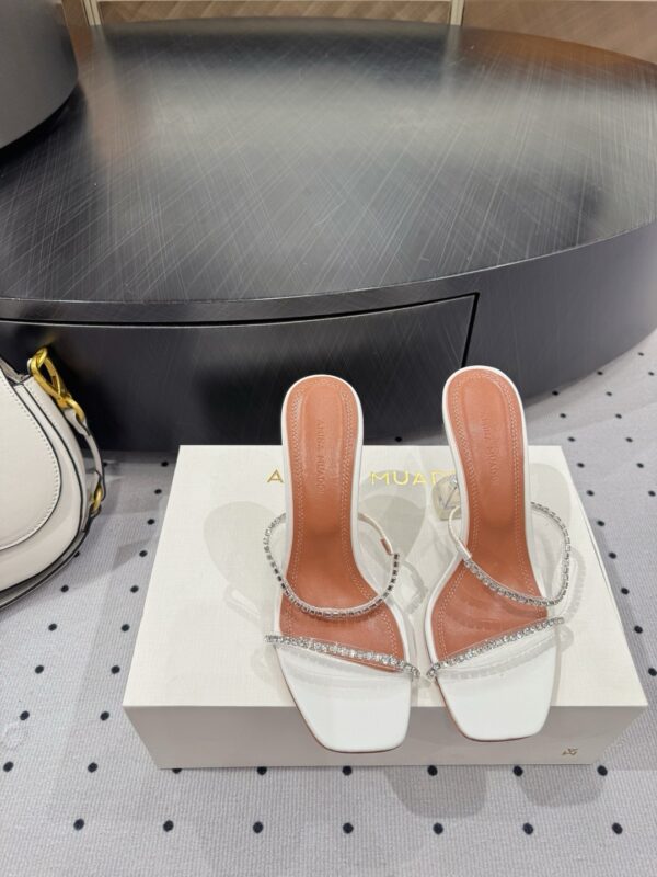 Amina Muaddi authentic quality shoes 2025