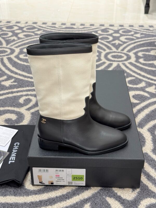 Chanel authentic quality boots 2025