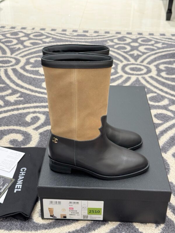 Chanel authentic quality boots 2025