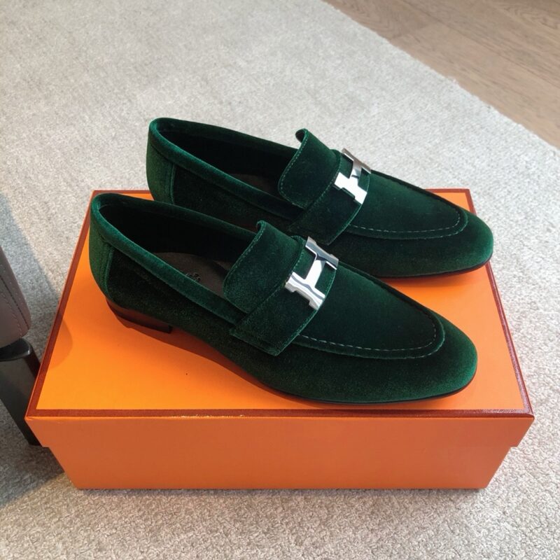 Hermes authentic quality shoes 2025
