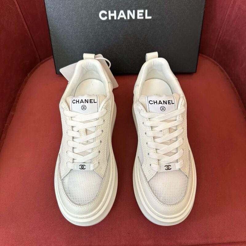 Chanel authentic quality sneakers 2025