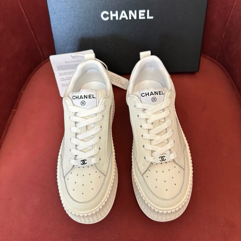 Chanel authentic quality sneakers 2025