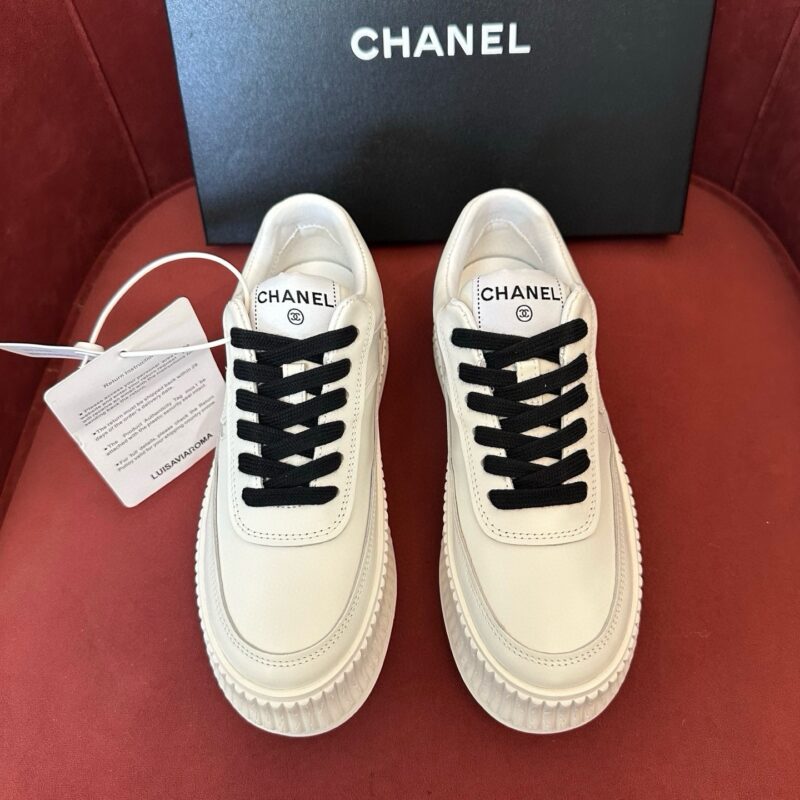 Chanel authentic quality sneakers 2025