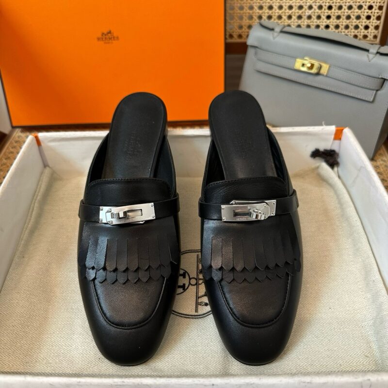 Hermes authentic quality shoes 2025