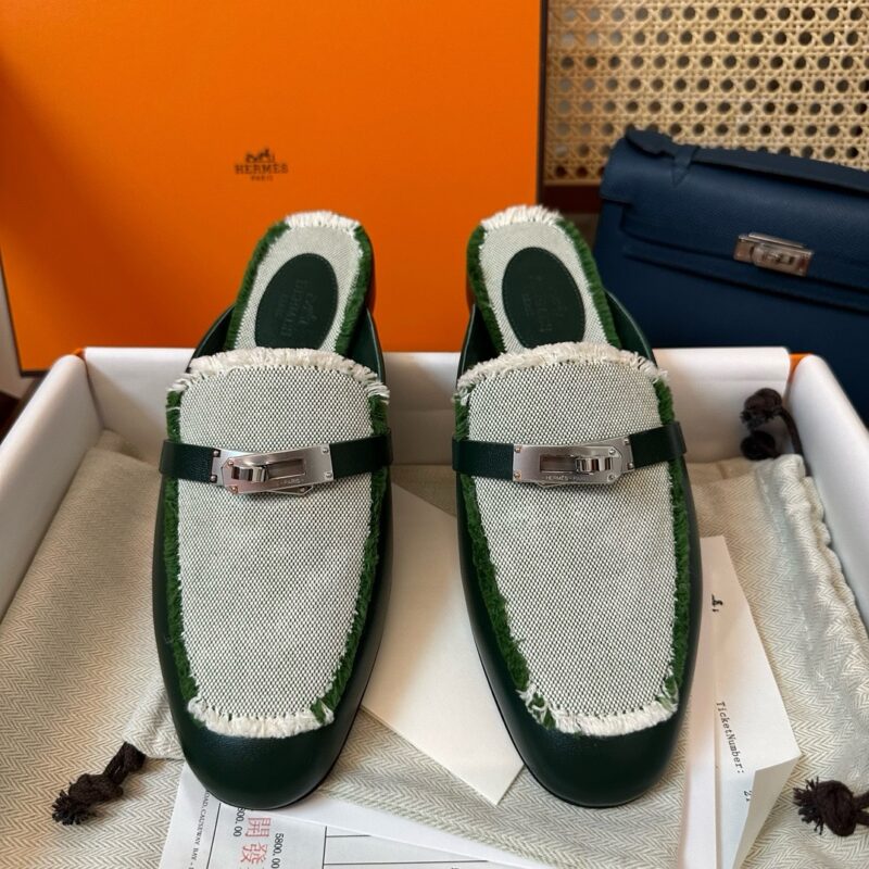 Hermes authentic quality shoes 2025