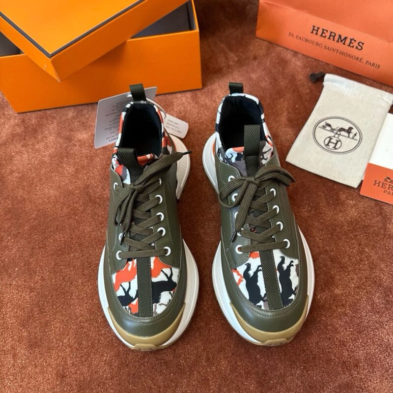 Hermes authentic quality sneakers 2025