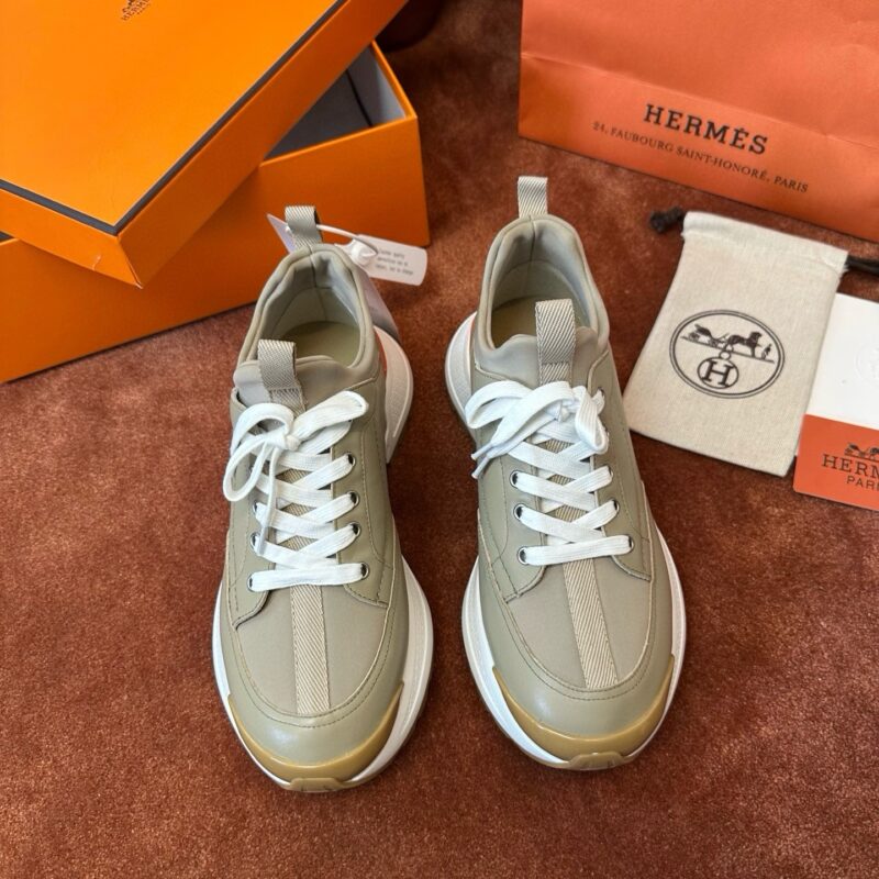Hermes authentic quality sneakers 2025