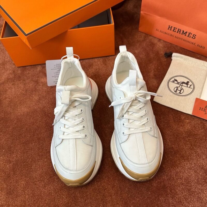Hermes authentic quality sneakers 2025