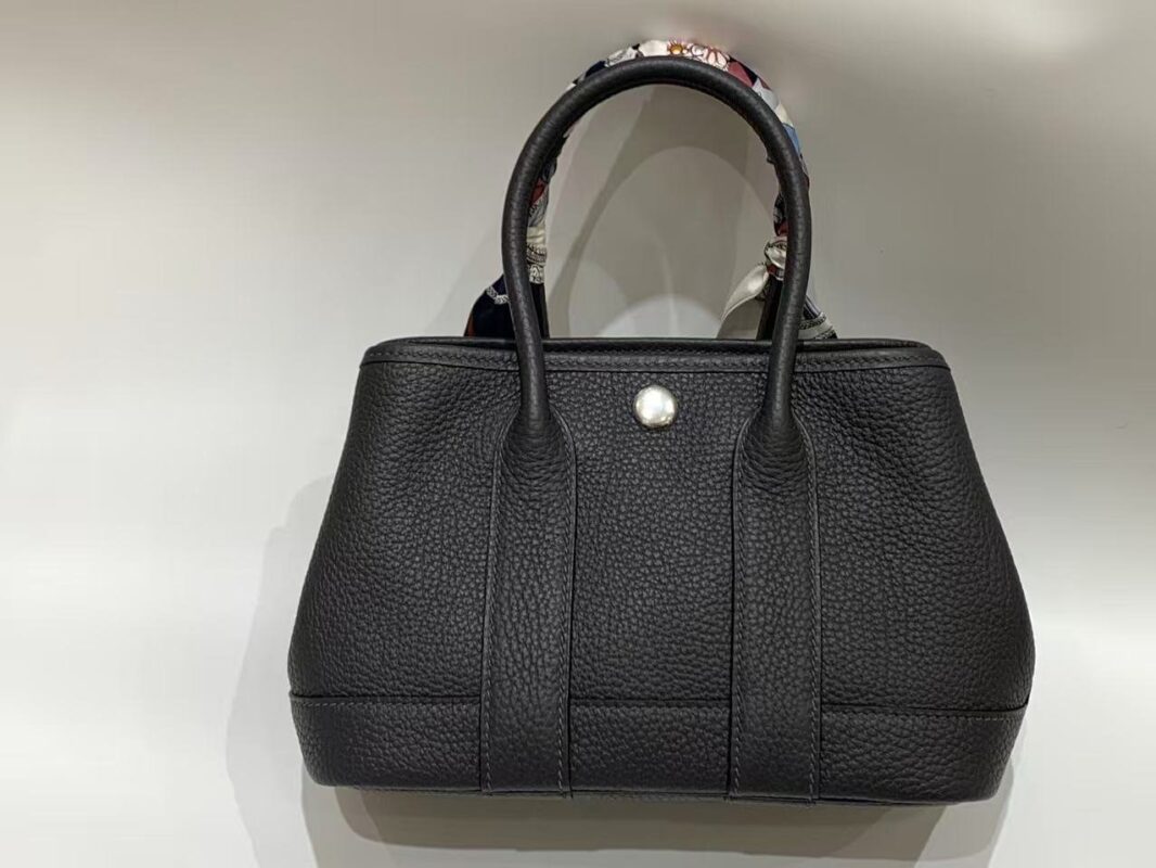 hermes mini garden party black phw authentic quality