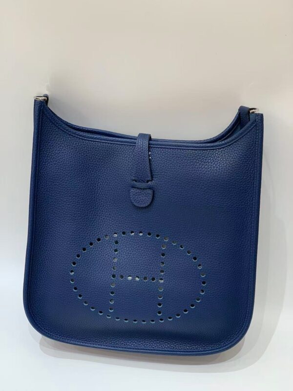 hermes evelyne big blue phw authentic grade