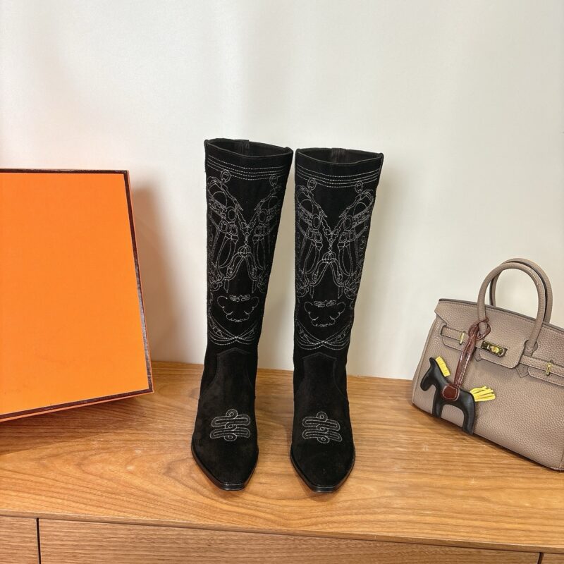 Hermes authentic quality boots 2025