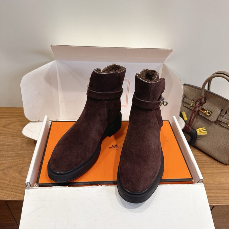 Hermes authentic quality boots 2025