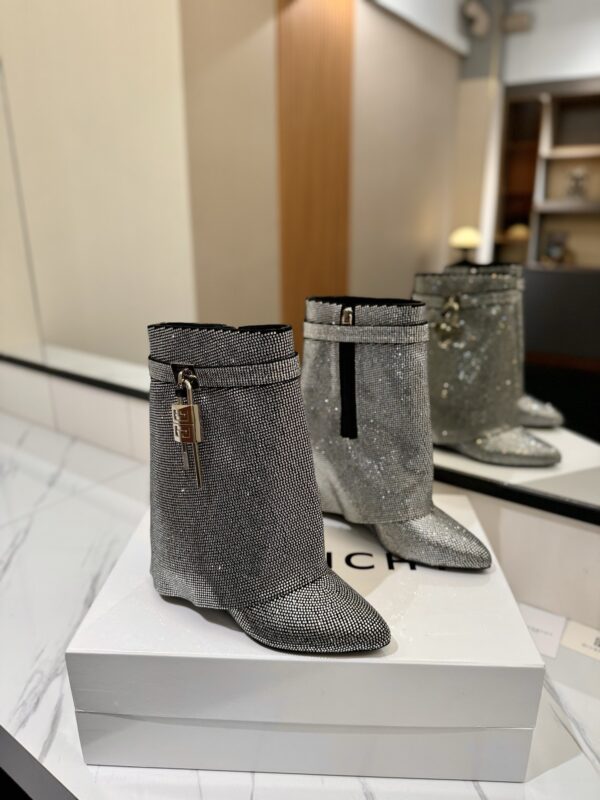 Givenchy shark lock boots authentic quality 2025