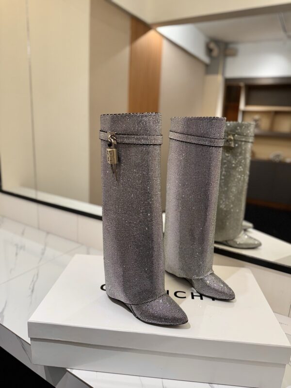 Givenchy shark lock boots authentic quality 2025