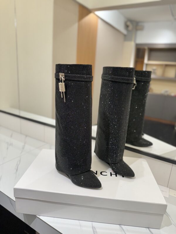 Givenchy shark lock boots authentic quality 2025