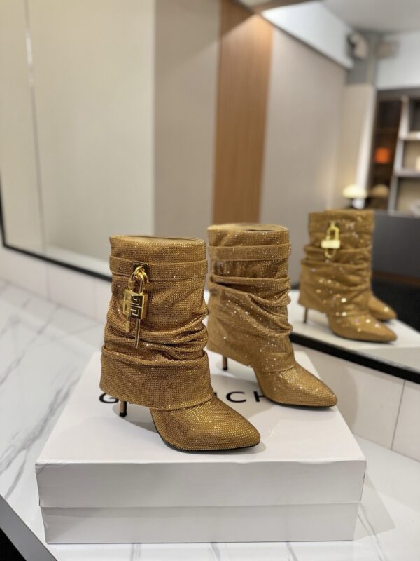 Givenchy shark lock boots authentic quality 2025