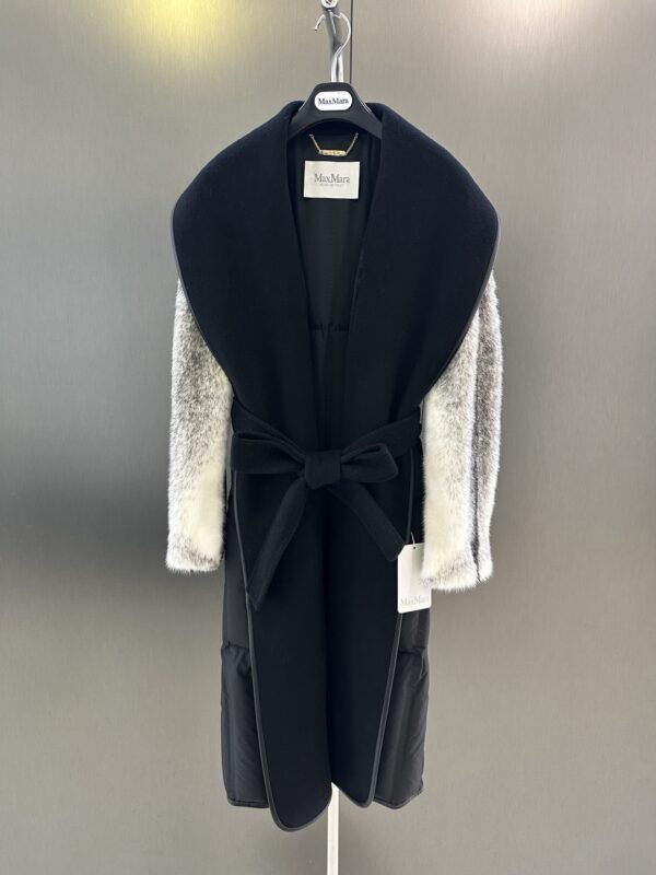 Maxmara fur coat cashmere authentic quality 2025