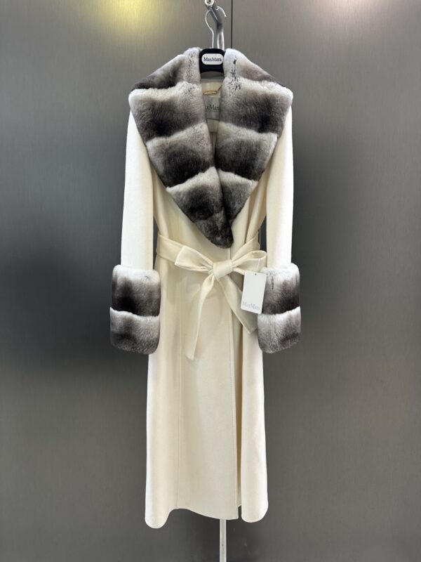Maxmara fur coat cashmere authentic quality 2025