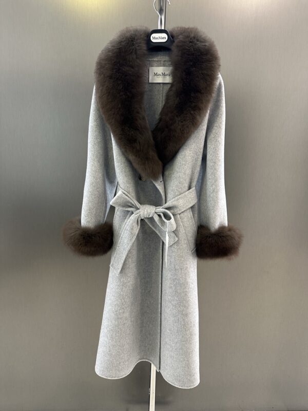 Maxmara fur coat cashmere authentic quality 2025