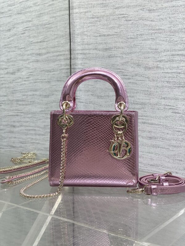 Lady Dior bag python leather authentic quality 2025