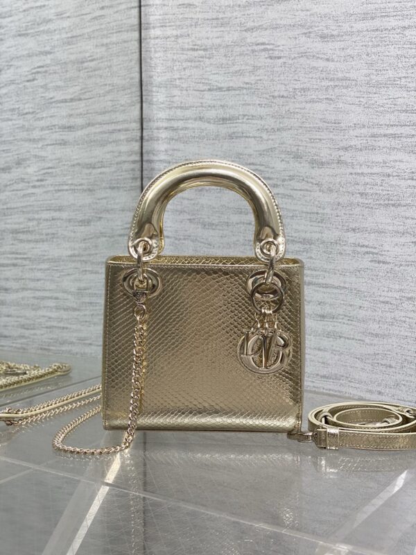 Lady Dior bag python leather authentic quality 2025
