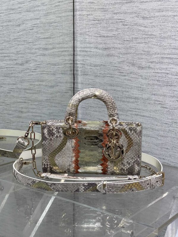 Dior d-joy bag python leather authentic quality 2025