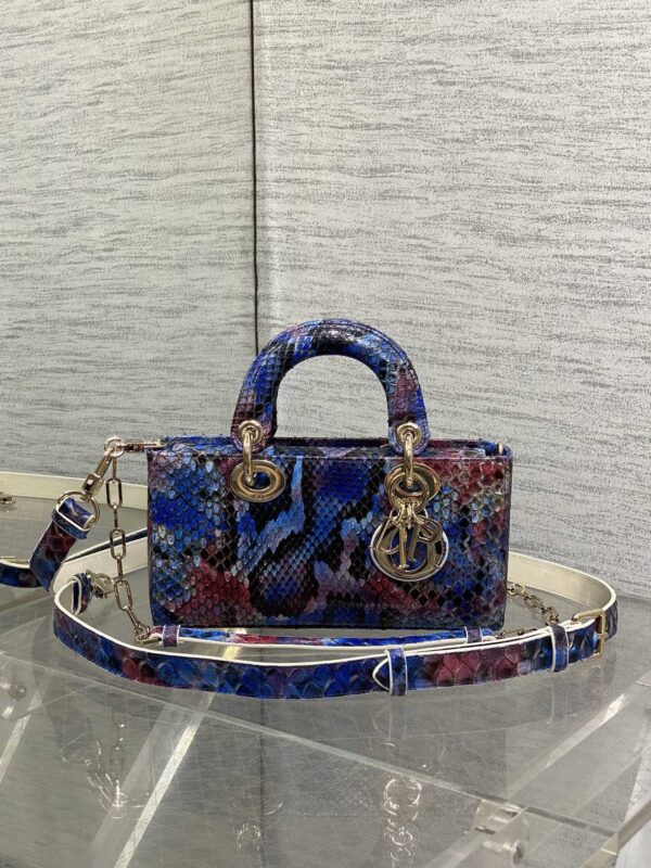 Dior d-joy bag python leather authentic quality 2025