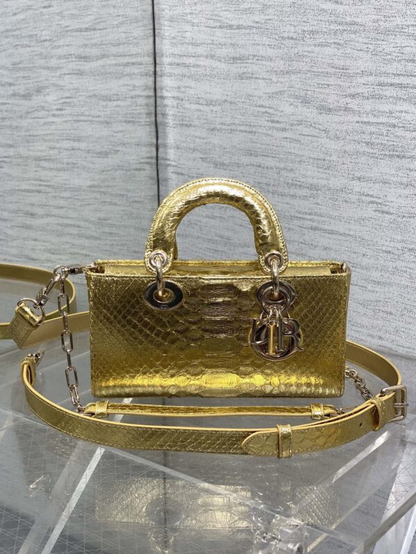 Dior d-joy bag python leather authentic quality 2025