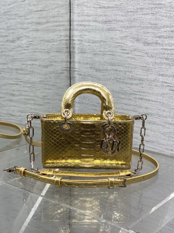 Dior d-joy bag python leather authentic quality 2025