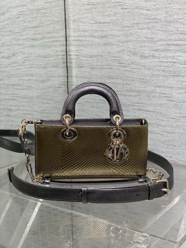 Dior d-joy bag python leather authentic quality 2025