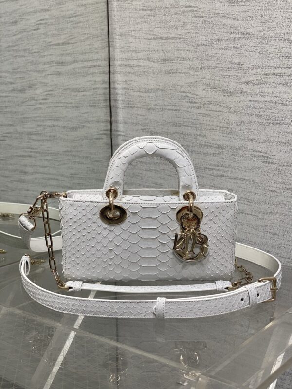 Dior d-joy bag python leather authentic quality 2025